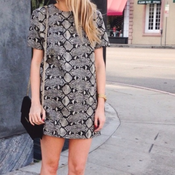 Zara Dresses & Skirts - NWT Zara Woman Snake Shirt Dress